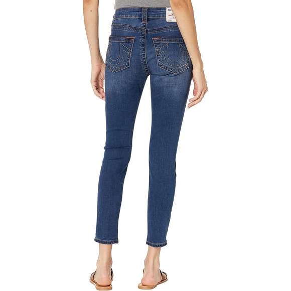 True Religion Johnny Skinny Jeans Blue Size 26 - Picture 2 of 12